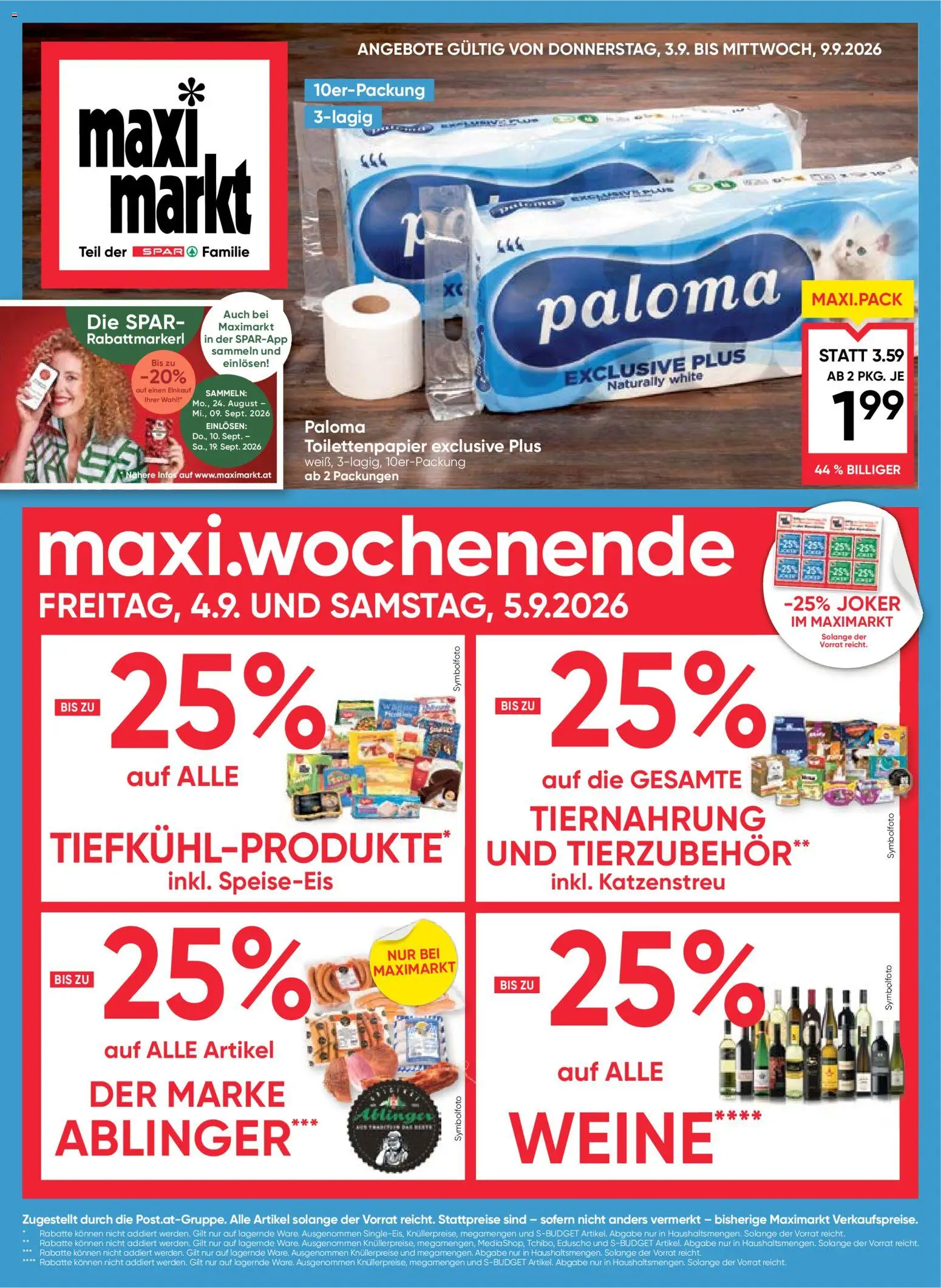 Vorschau der Angebote: Maximarkt Maximarkt Flugblatt gültig ab 03.09.2026