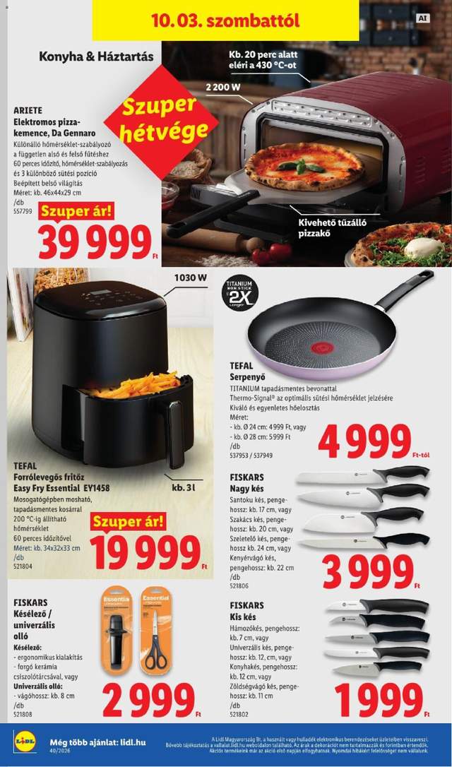 Új Lidl akciós újság 10.01.