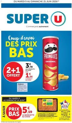 Prévisualisation de Super U - Les prix bas de la semaine du magasin Super U formulaire valide 09/06/2026
