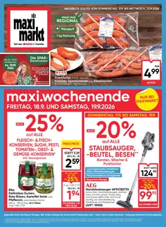 Vorschau der Angebote: Maximarkt Maximarkt Flugblatt gültig ab 17.09.2026