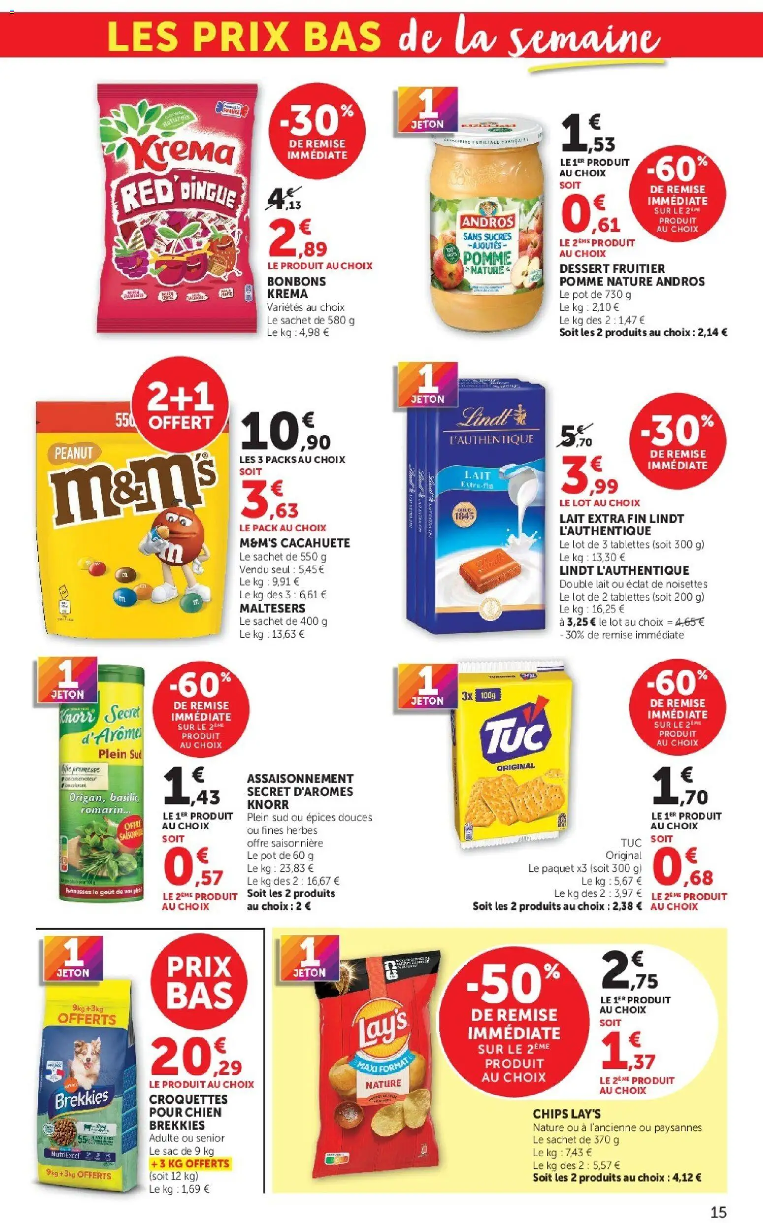 Prévisualisation de Super U catalogue du magasin Super U formulaire valide 08/09/2026 - Dessert, Sac, Pomme, Lait, Cacahuète, Maltesers, Épices, Noisettes
