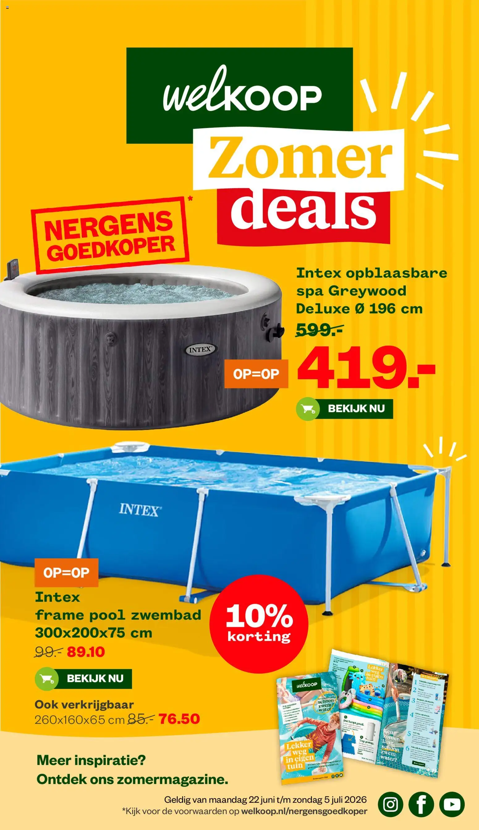 Voorbeeld van Welkoop folder van winkel Welkoop geldig vanaf 22-06-2026