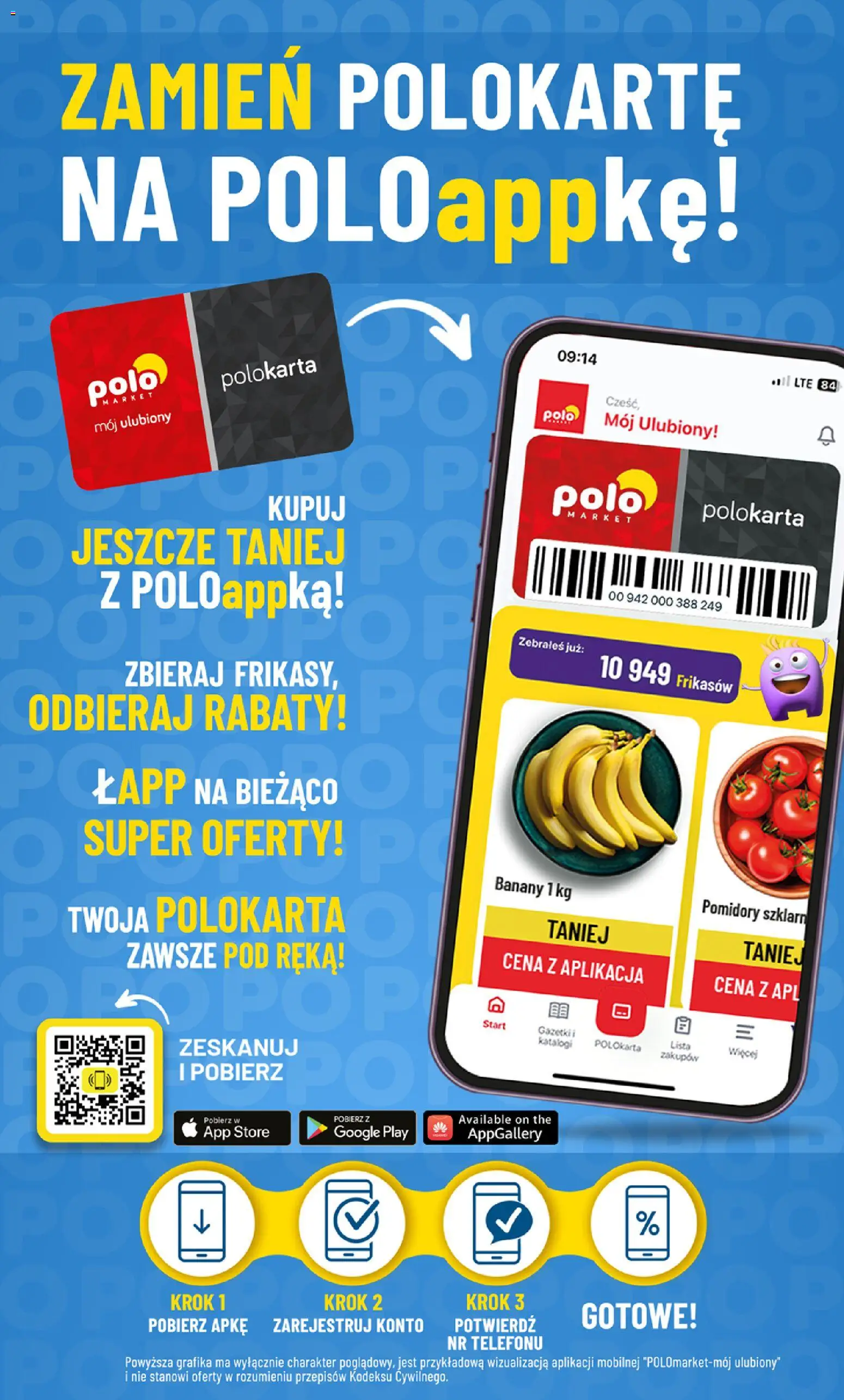 Pogląd gazetki "POLOmarket gazetka - Frikasowe Hity" ze sklepu POLOmarket ważnej od 26.08.2026