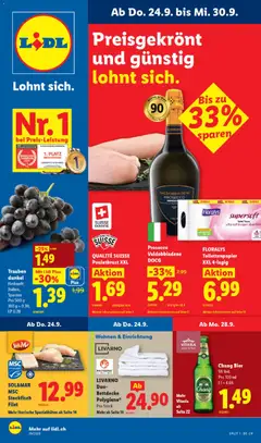 Vorschau des Merkblatts Lidl aktionen vom Shop Lidl gültig von 24.09.2026 bis 30.09.2026
