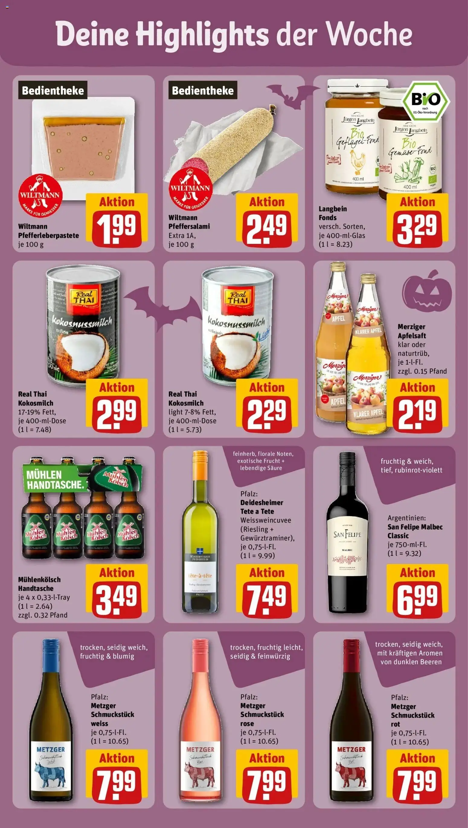 Vorschau von dem Prospekt des Geschäftes Rewe, gültig ab dem 26.10.2026