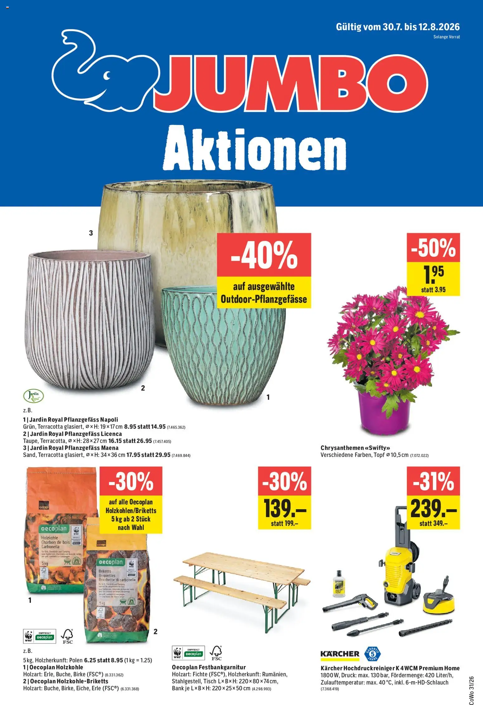 Vorschau des Merkblatts Jumbo aktionen vom Shop Jumbo gültig von 30.07.2026 bis 12.08.2026