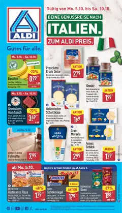 Vorschau von dem Prospekt des Geschäftes Aldi, gültig ab dem 05.10.2026