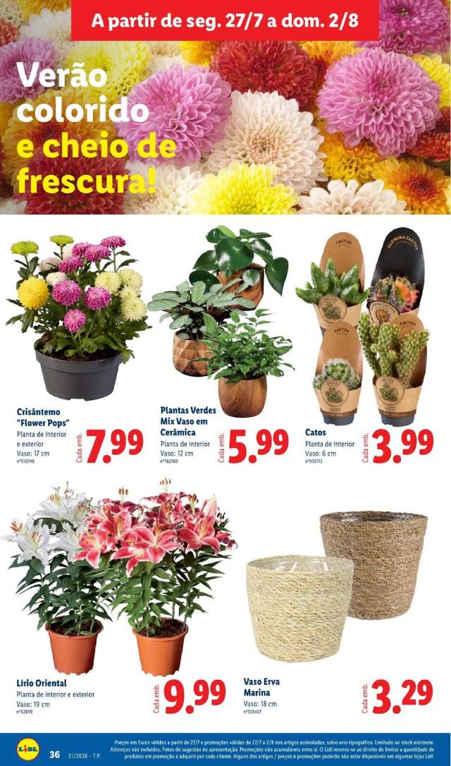 Novo folheto Lidl a partir de 27/07
