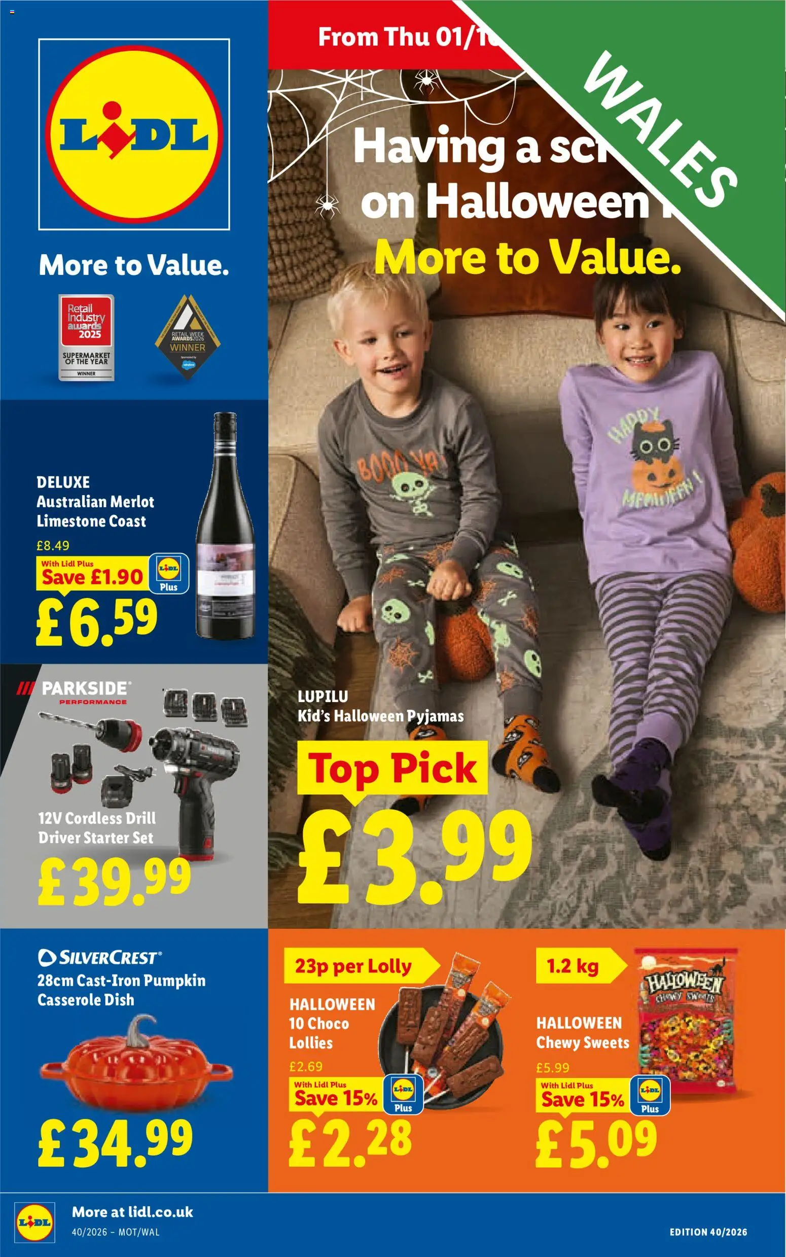 Preview of Lidl Weekly offers Lidl Wales valid from 01/10/2026
