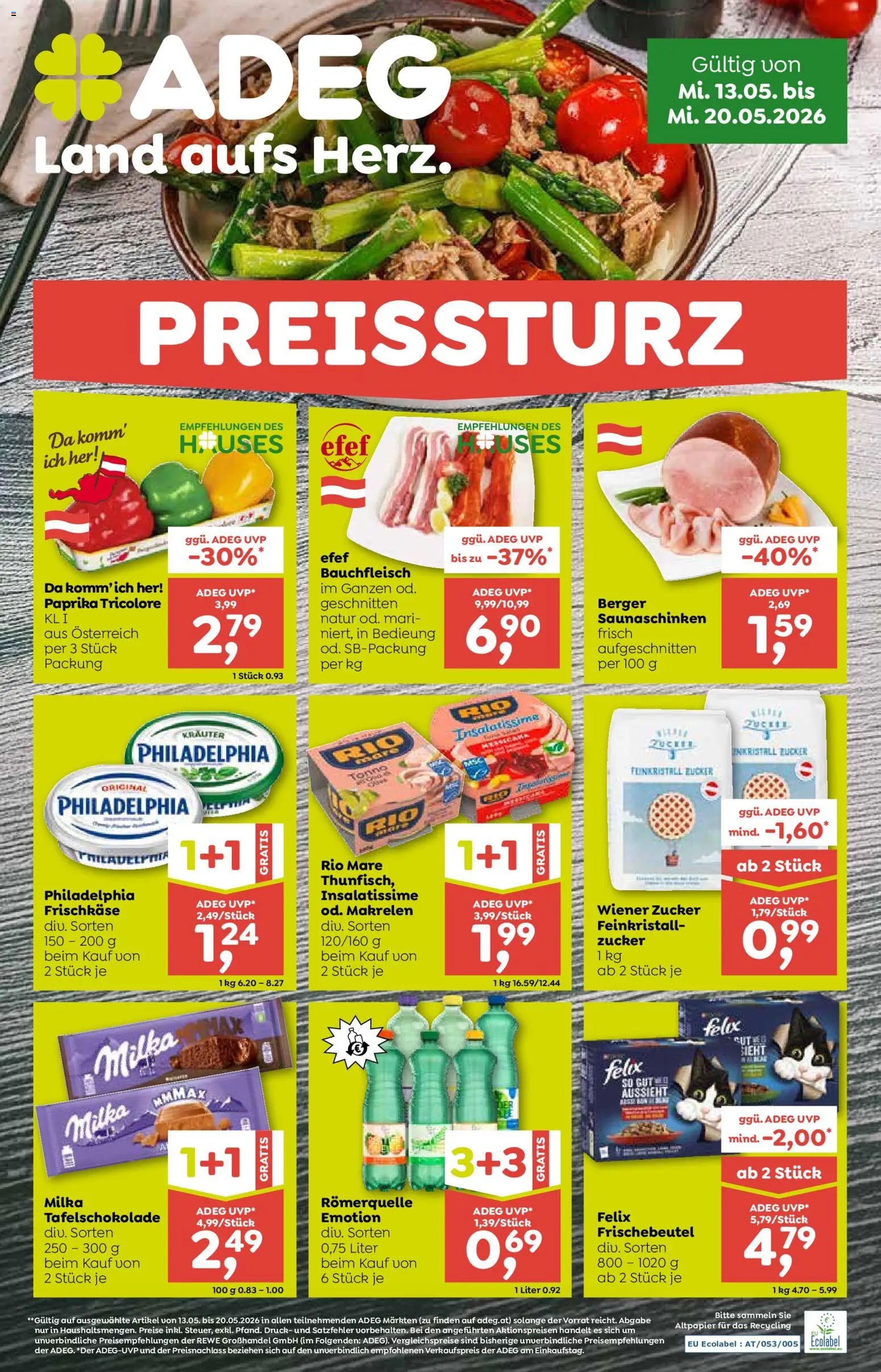 Vorschau der Angebote: ADEG ADEG Flugblatt gültig ab 13.05.2026