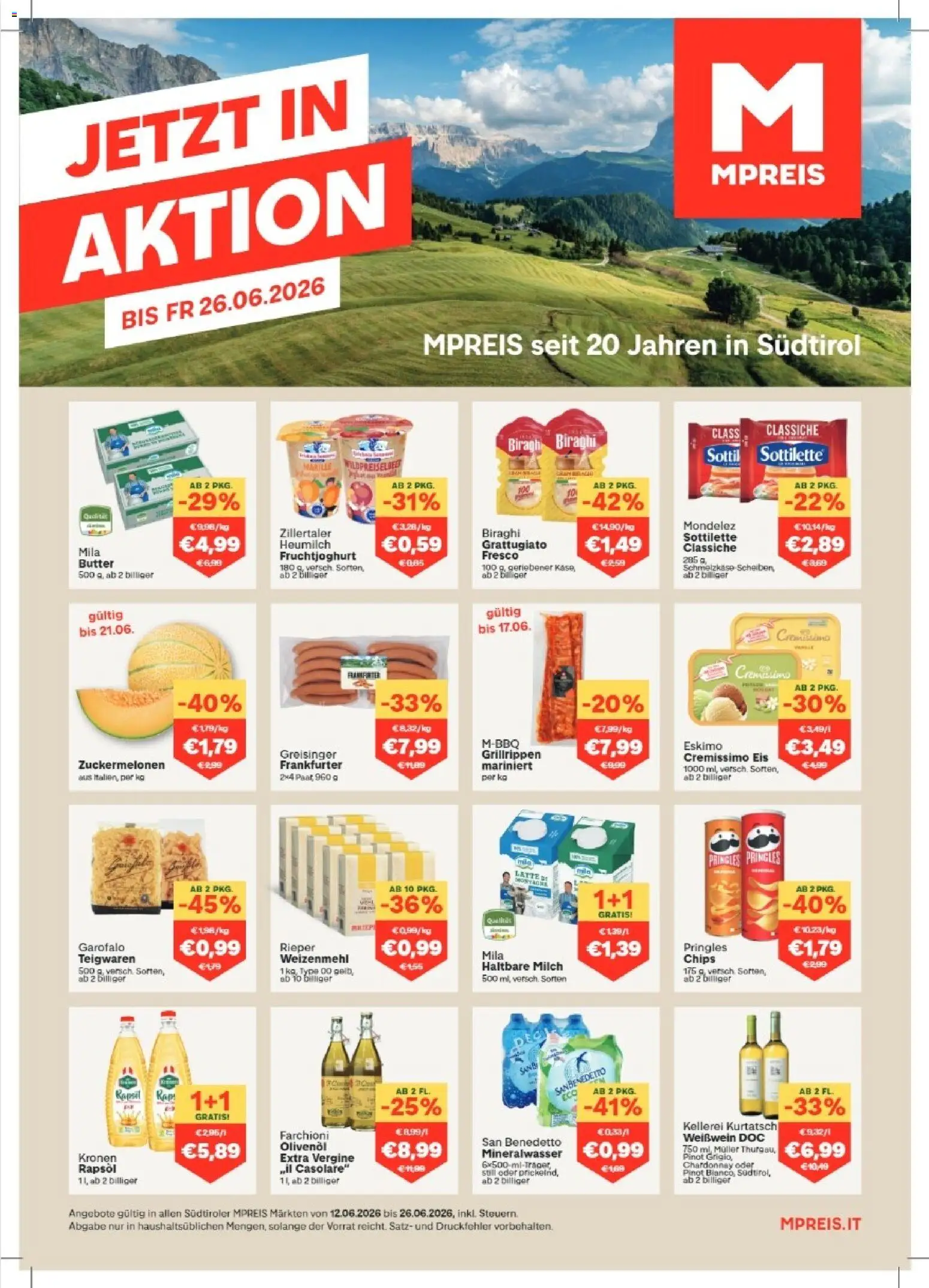Vorschau der Angebote: MPREIS MPREIS Algund gültig ab 12.06.2026