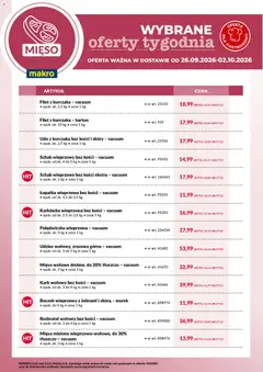 Pogląd gazetki "Makro gazetka - wybrane oferty tygodnia w dostawie" ze sklepu Makro ważnej od 26.09.2026
