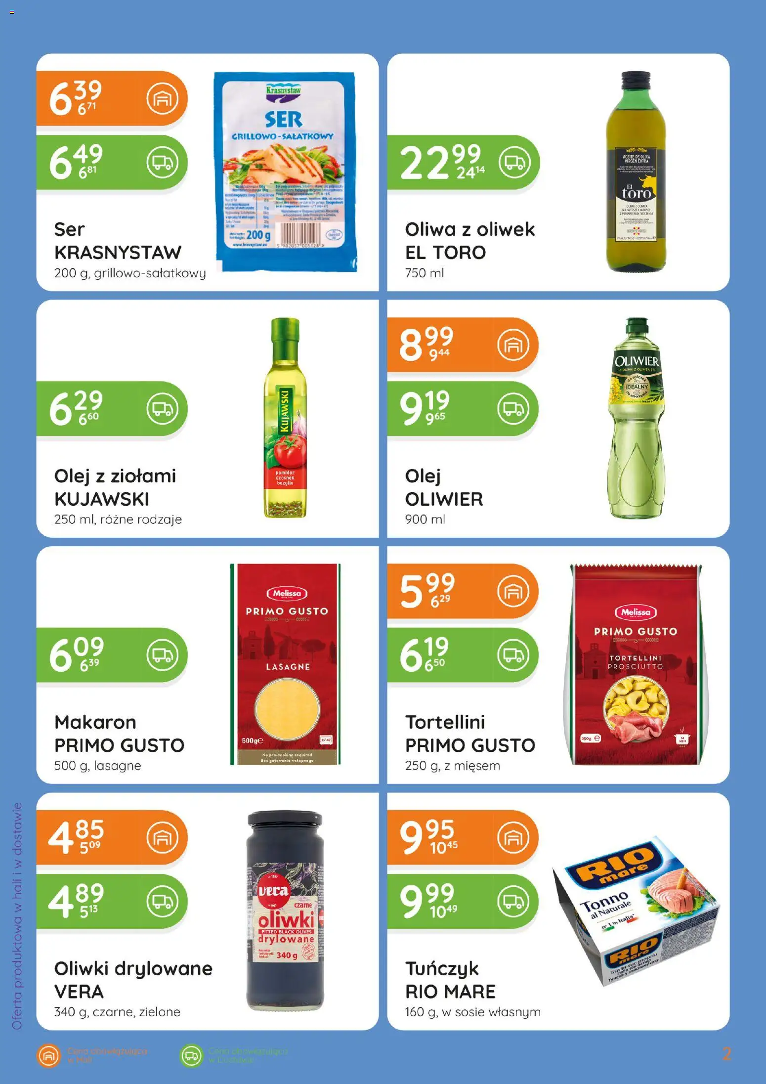 Pogląd gazetki "Eurocash gazetka - Katalog Kuchnia Śródziemnomorska" ze sklepu Eurocash ważnej od 08.10.2026 - Lasagne, Oliwa z oliwek, Olej, Tuńczyk, Prosciutto, Oliwki, Czarne oliwki, Tortellini prosciutto