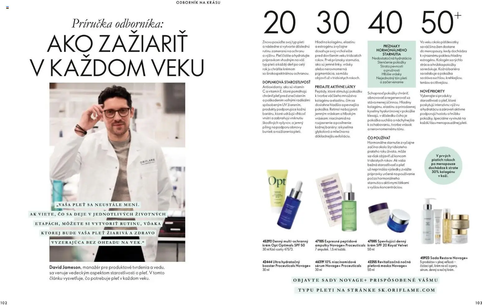 Náhľad Oriflame letáku platného od 11.11.2026 - Maska, Kolagén, Krém, Šťava