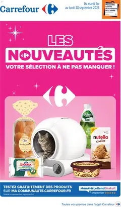 Prévisualisation de Carrefour Innovations de septembre du magasin Carrefour formulaire valide 01/09/2026