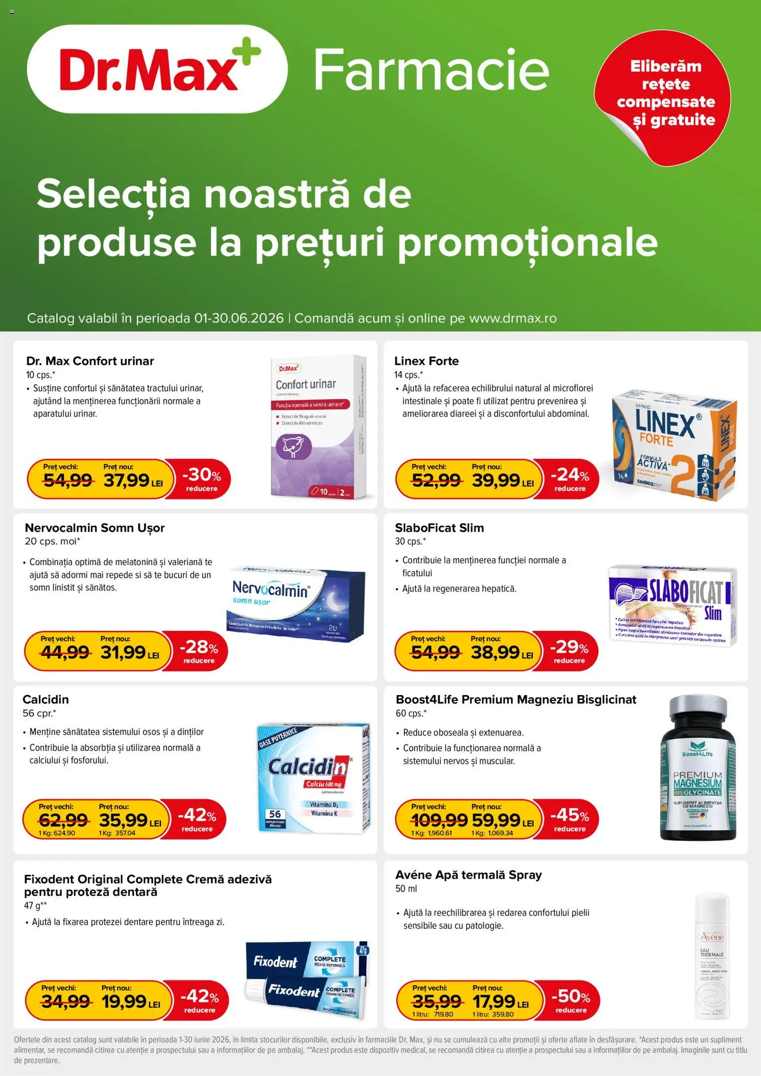 Previzualizarea de cataloage: Dr.Max Dr.Max Catalog valabil de la 01.06.2026