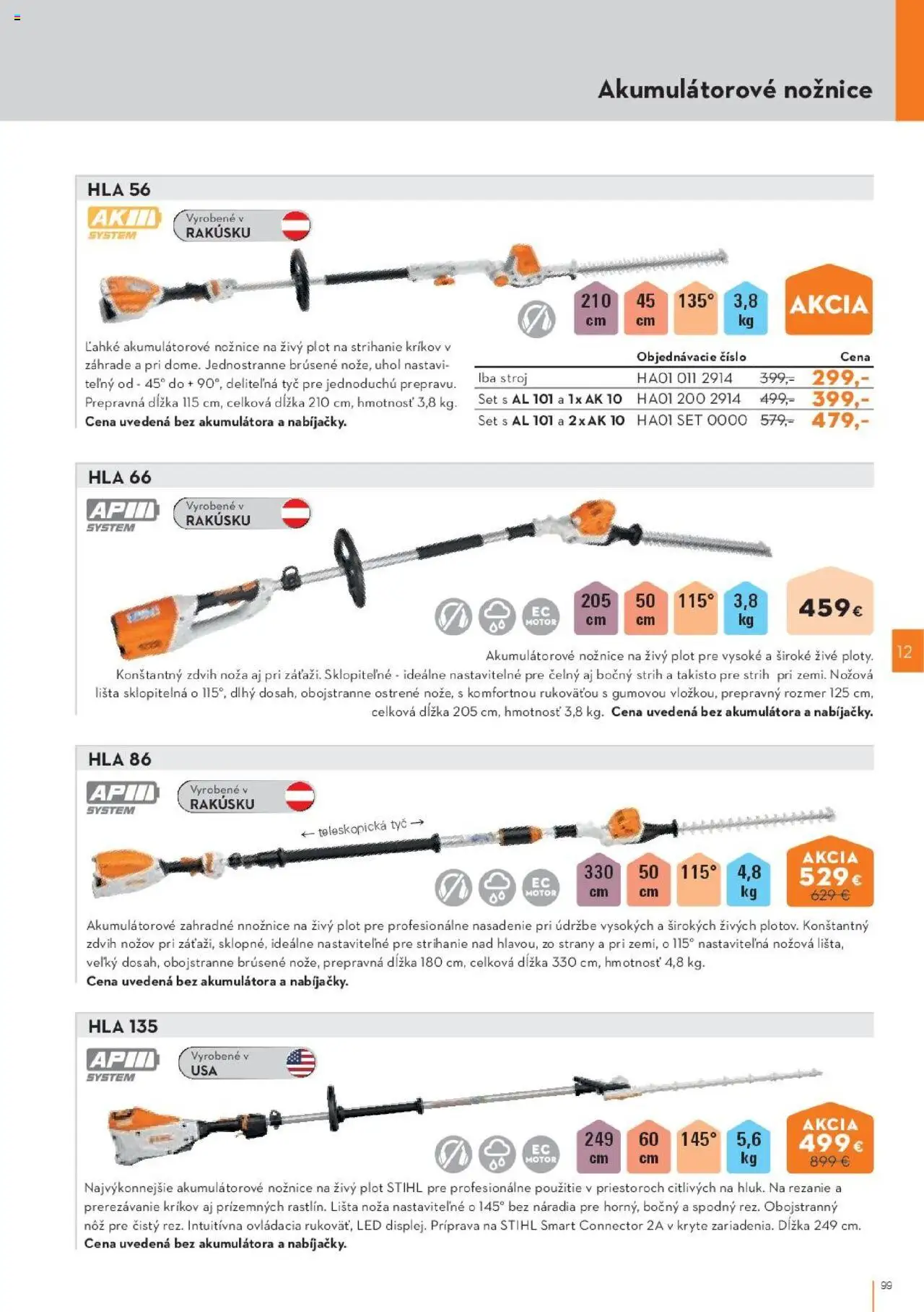 Náhľad STIHL letáku platného od 29.09.2025 - Led, Nožnice na živý plot