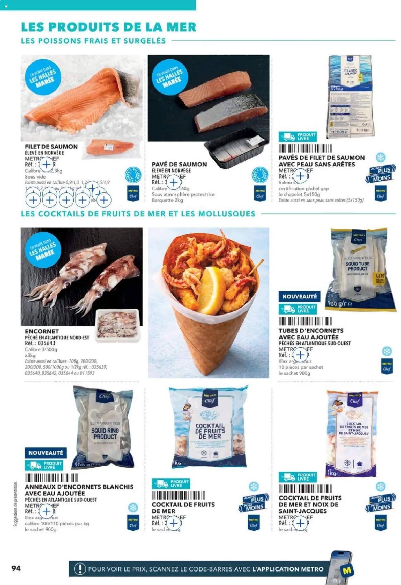 Prévisualisation de METRO - Guide Italie du magasin METRO formulaire valide 28/05/2026 - Cocktail, Livre, Fruits, Pêches, Saumon, Fruits de mer, Noix, Cocktail de fruits de mer