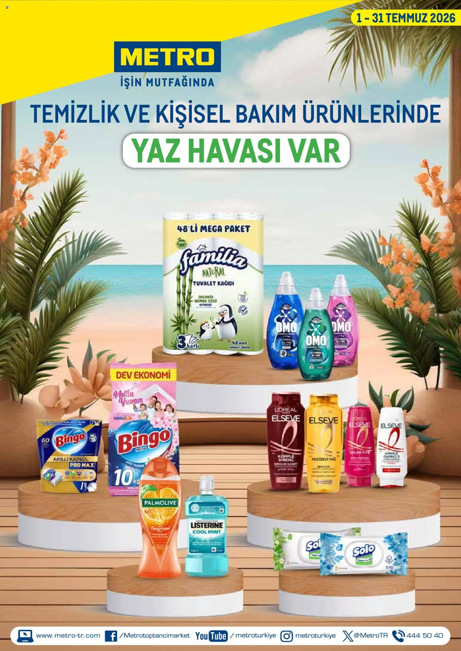 Metro Metro - Temizlik | Kişisel bakım 01.07.2026 - Broşürünün önizlemesi