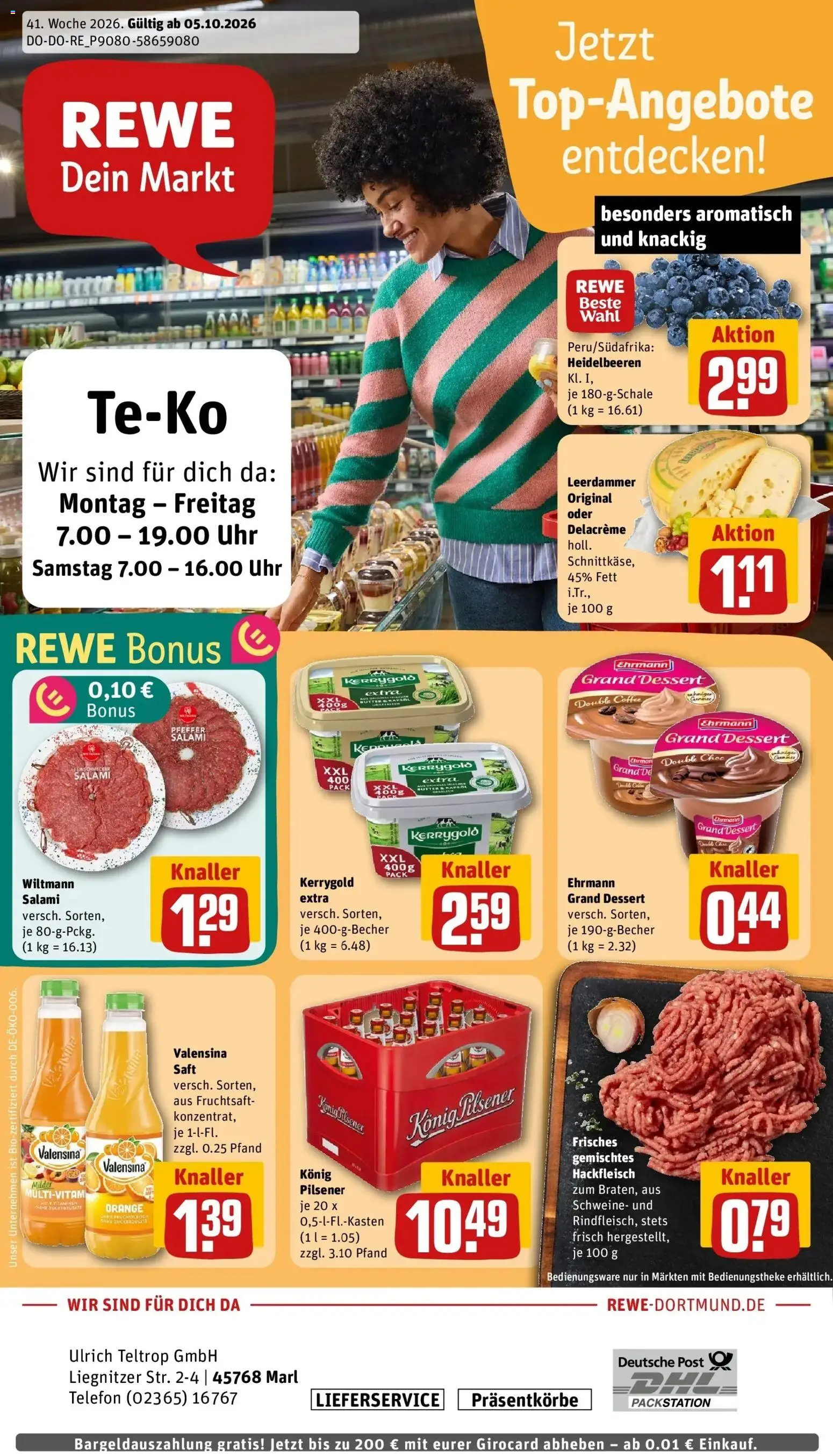 Vorschau von dem Prospekt des Geschäftes Rewe, gültig ab dem 05.10.2026
