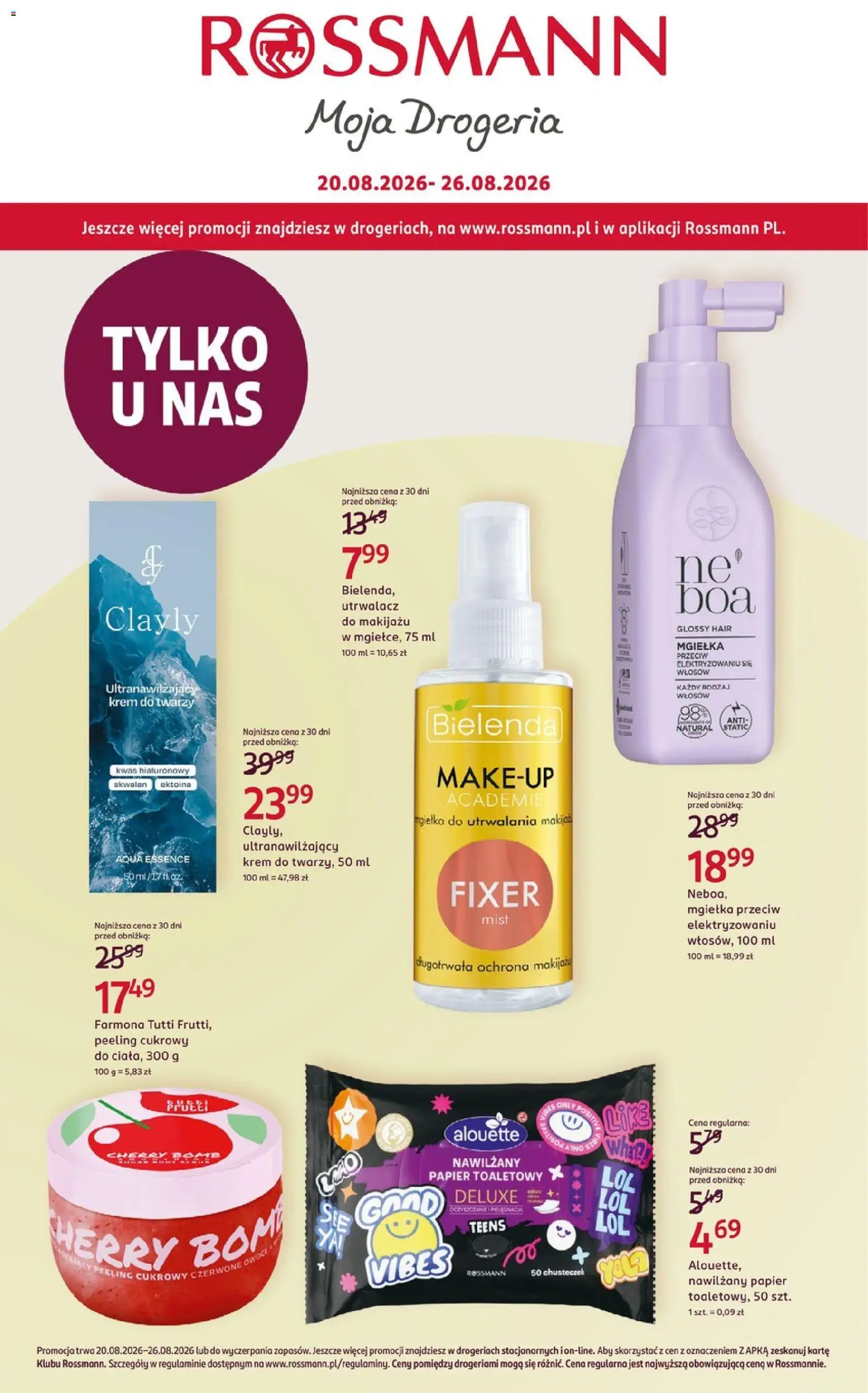 Pogląd gazetki "Rossmann gazetka" ze sklepu Rossmann ważnej od 20.08.2026