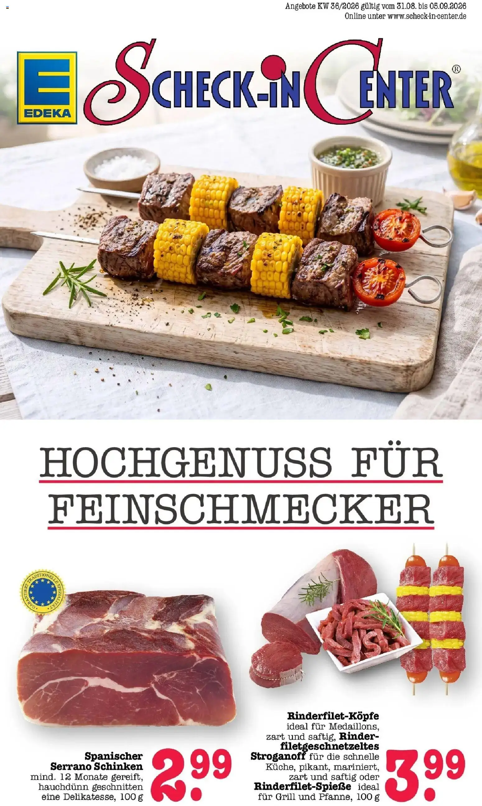 Vorschau von dem Prospekt des Geschäftes Edeka, gültig ab dem 31.08.2026