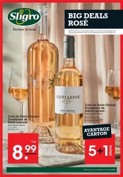 Voorbeeld van Sligro Publicité Deals van winkel Sligro geldig vanaf 30/04/2026