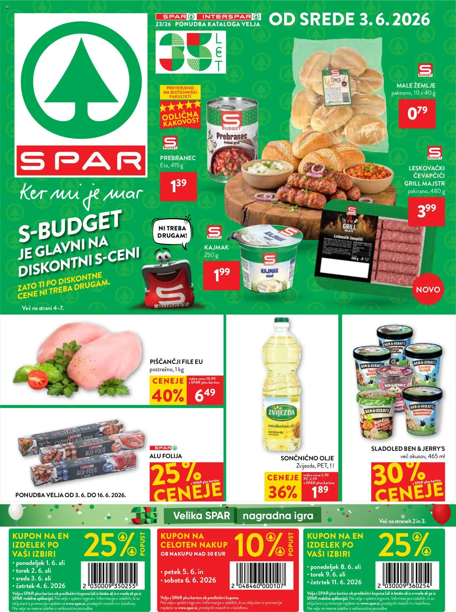 Predogled kataloga iz trgovine Spar veljaven od 03.06.2026