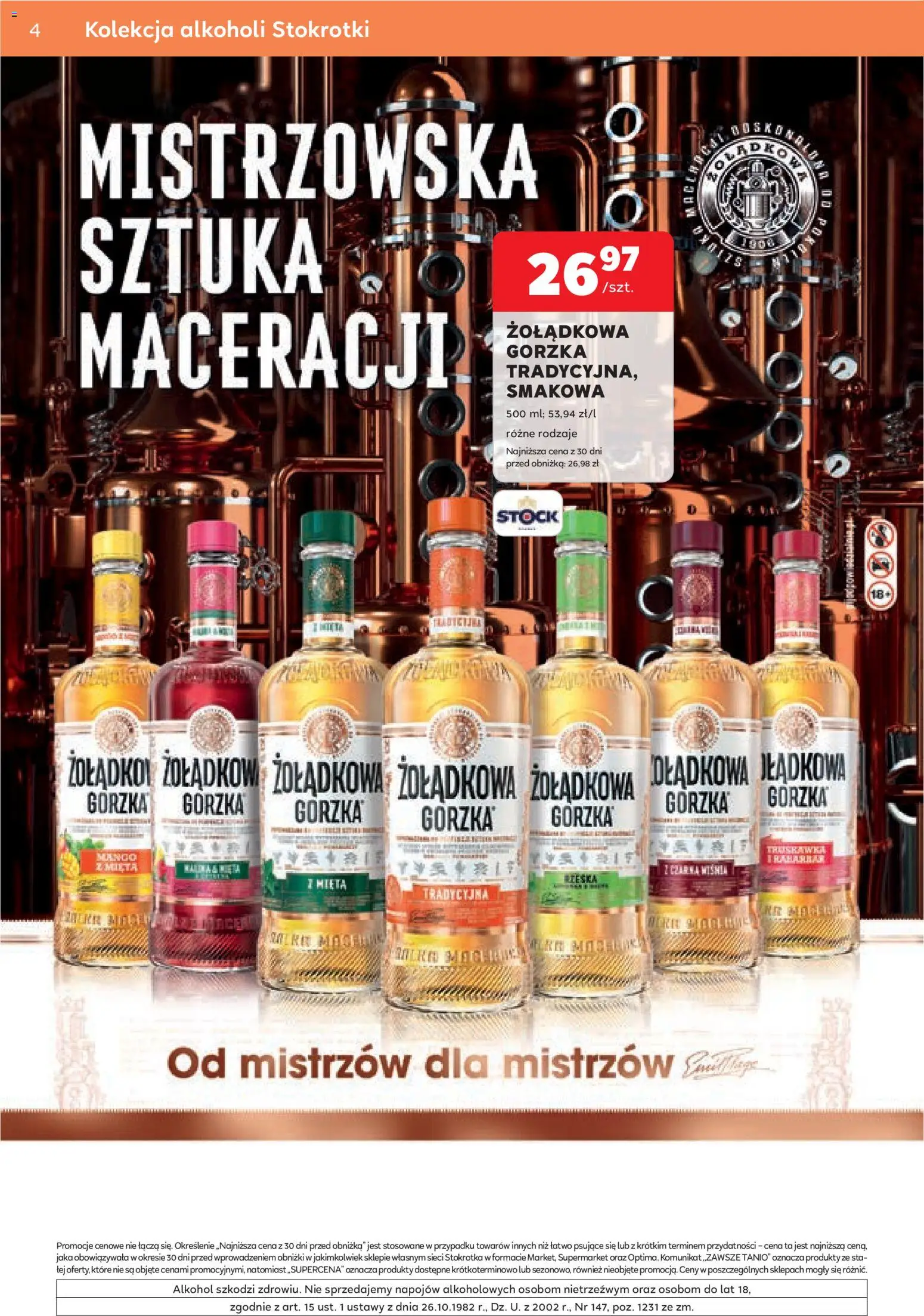 Pogląd gazetki "Stokrotka gazetka - Oferta alkoholowa" ze sklepu Stokrotka ważnej od 29.10.2026