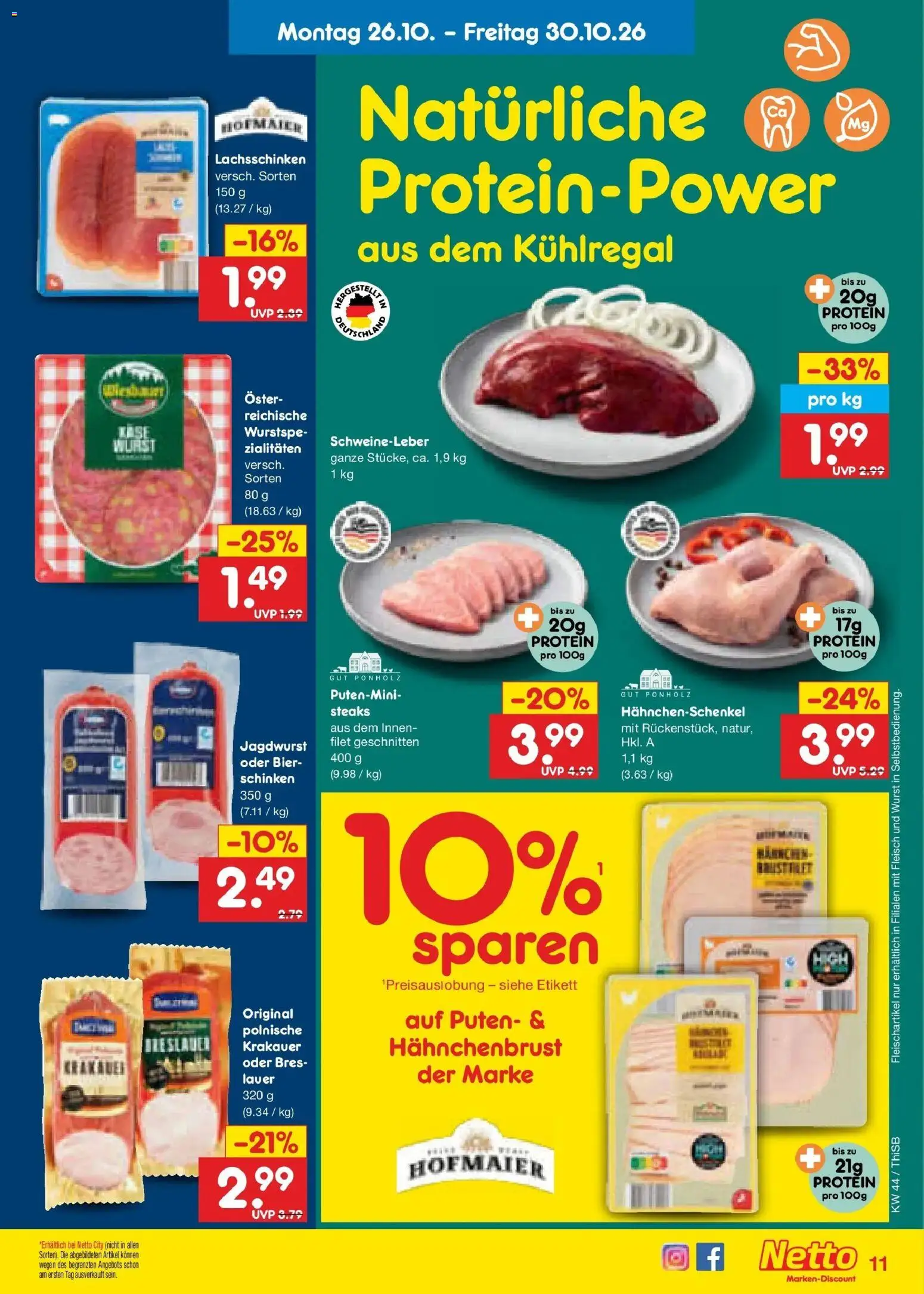 Vorschau von dem Prospekt des Geschäftes Netto Marken-Discount, gültig ab dem 26.10.2026