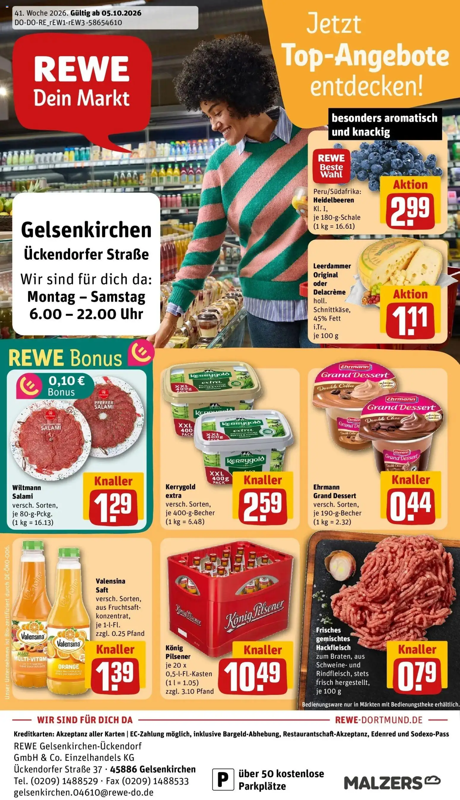 Vorschau von dem Prospekt des Geschäftes Rewe, gültig ab dem 05.10.2026