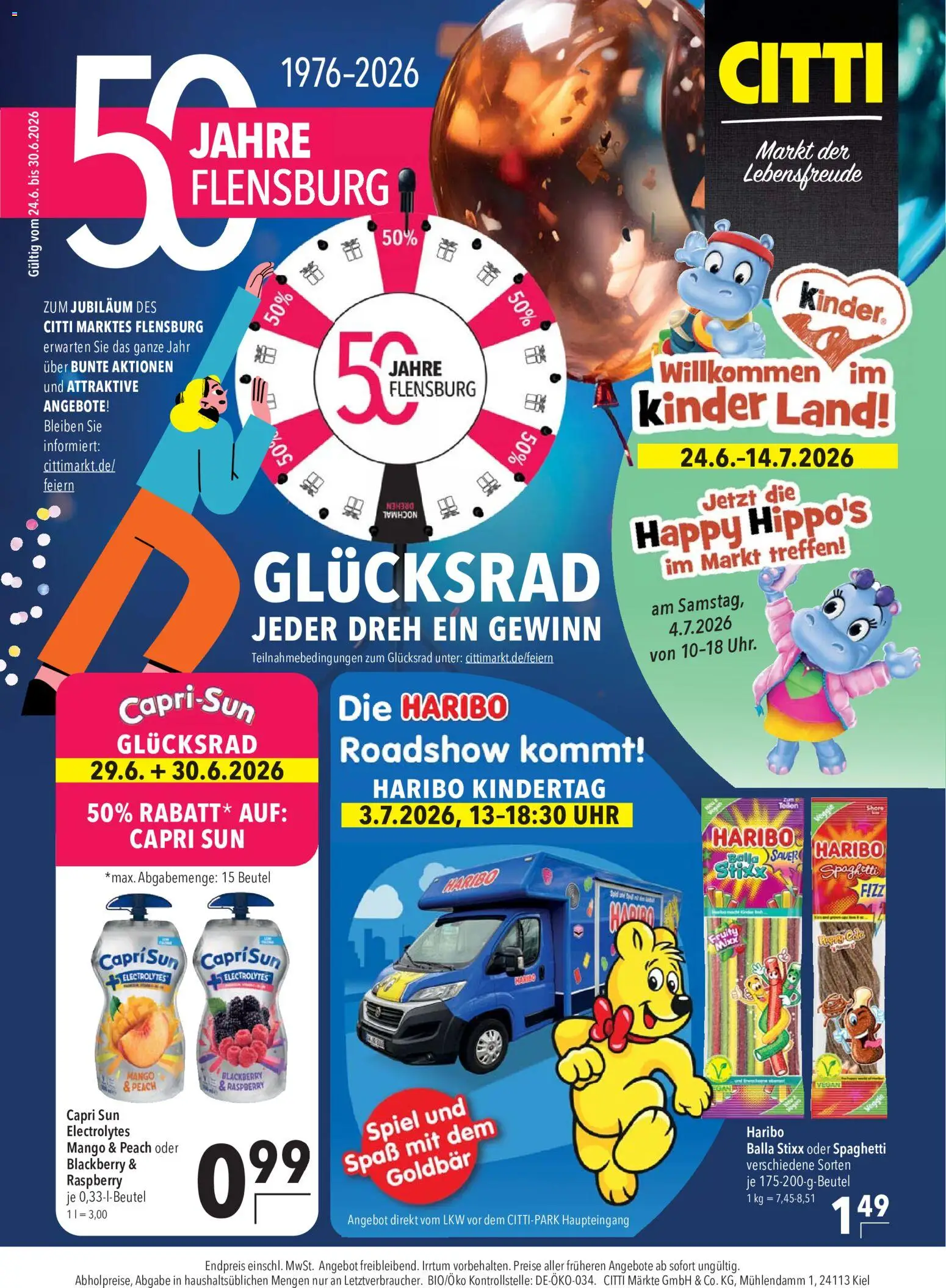 Vorschau von dem Prospekt des Geschäftes CITTI Markt, gültig ab dem 24.06.2026