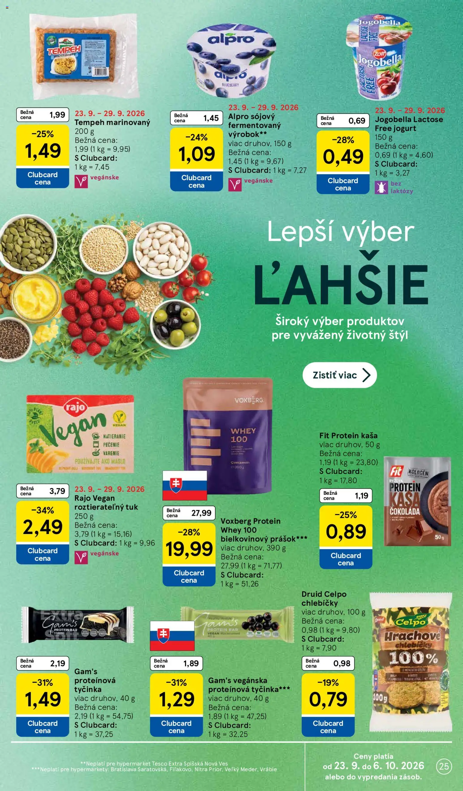 Náhľad Tesco letáku platného od 23.09.2026