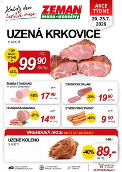 Náhled nabídky: Prodejny Zeman Prodejny Zeman leták platný od 20.07.2026
