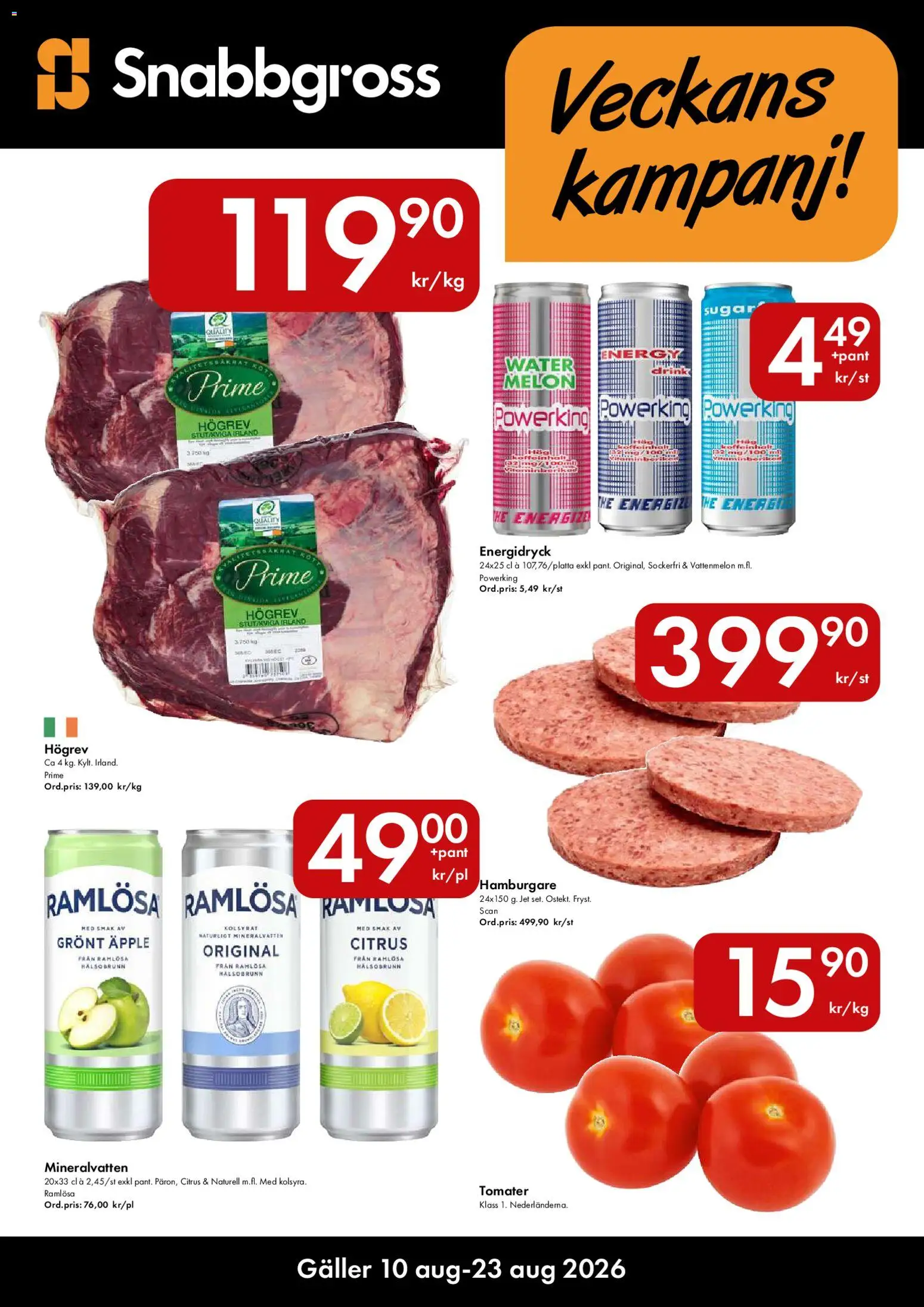 Förhandsgranska reklamblad Hypermarkety erbjudanden från butik Hypermarkety gäller från 10/08/2026