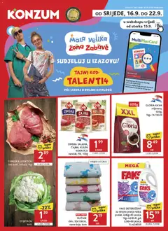 Pregled letka Konzum Katalog trgovine Konzum vrijedi od 16.09.2026