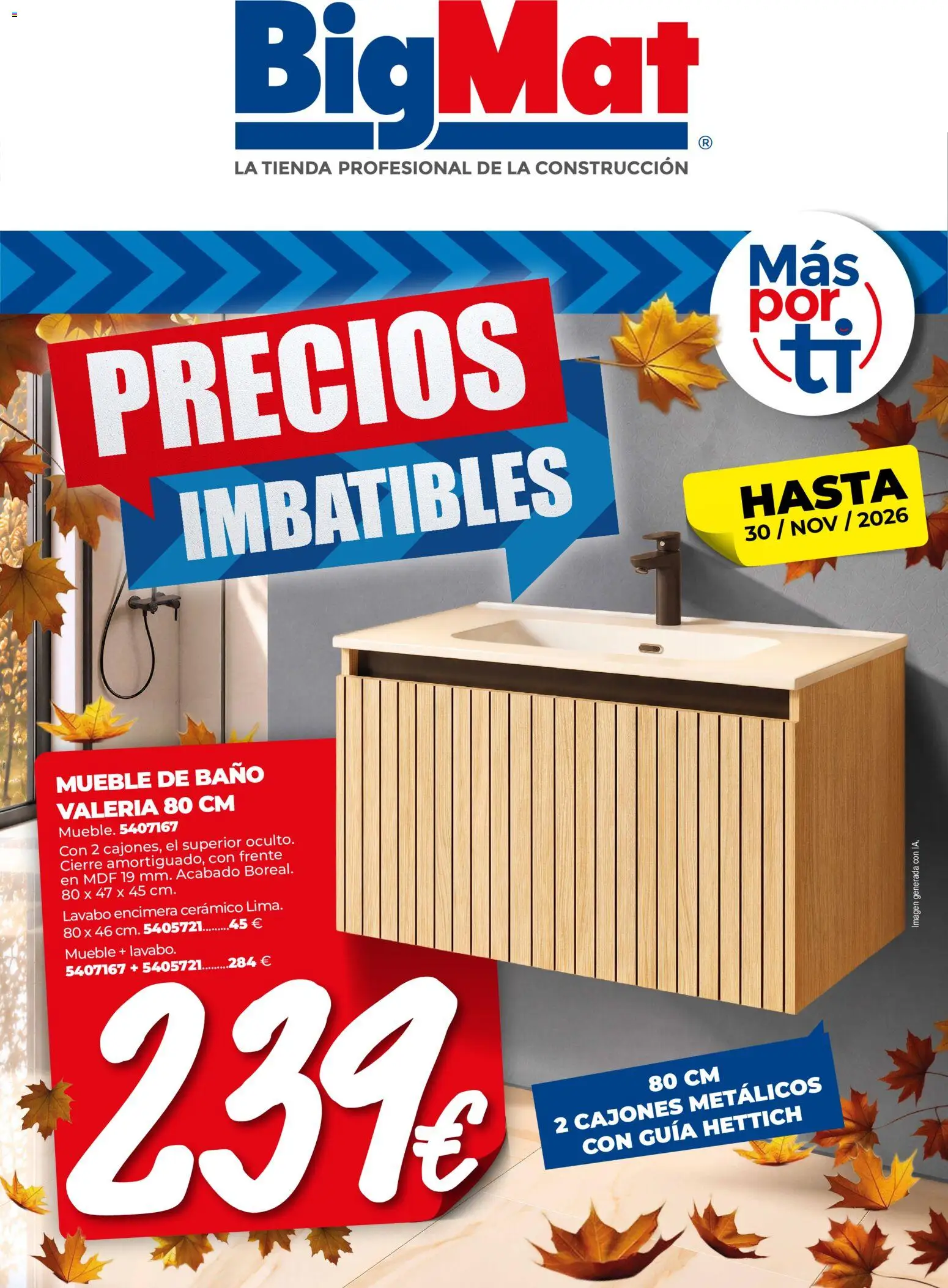 Vista previa del folleto de la tienda BigMat válido desde el 26/10/2026 - Baño, Lavabo
