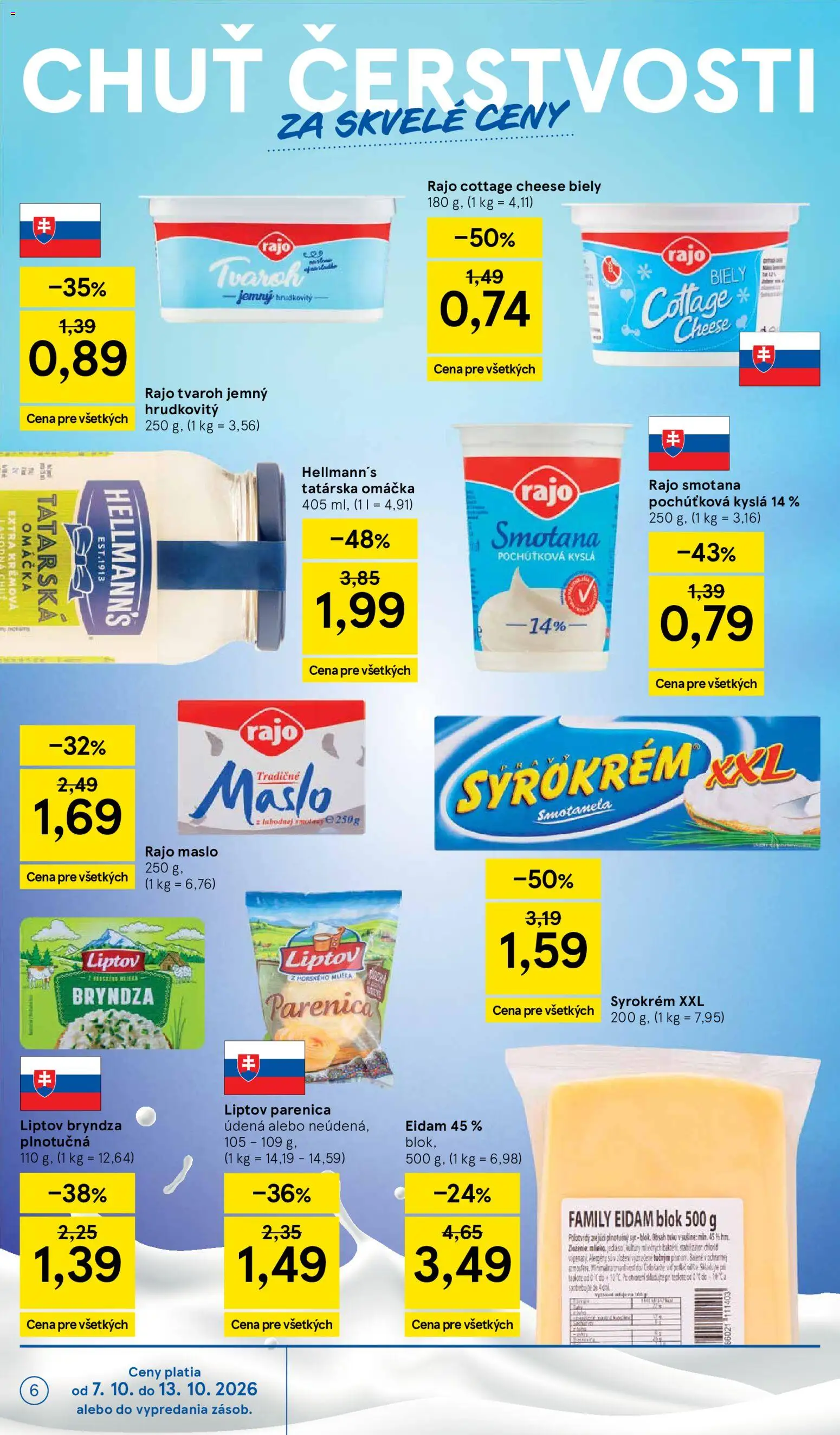 Náhľad Tesco letáku platného od 07.10.2026