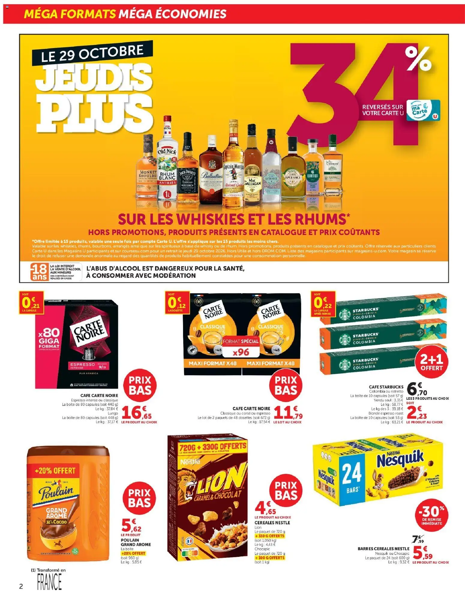 Prévisualisation de Hyper U - Les prix bas de la semaine du magasin Hyper U formulaire valide 27/10/2026