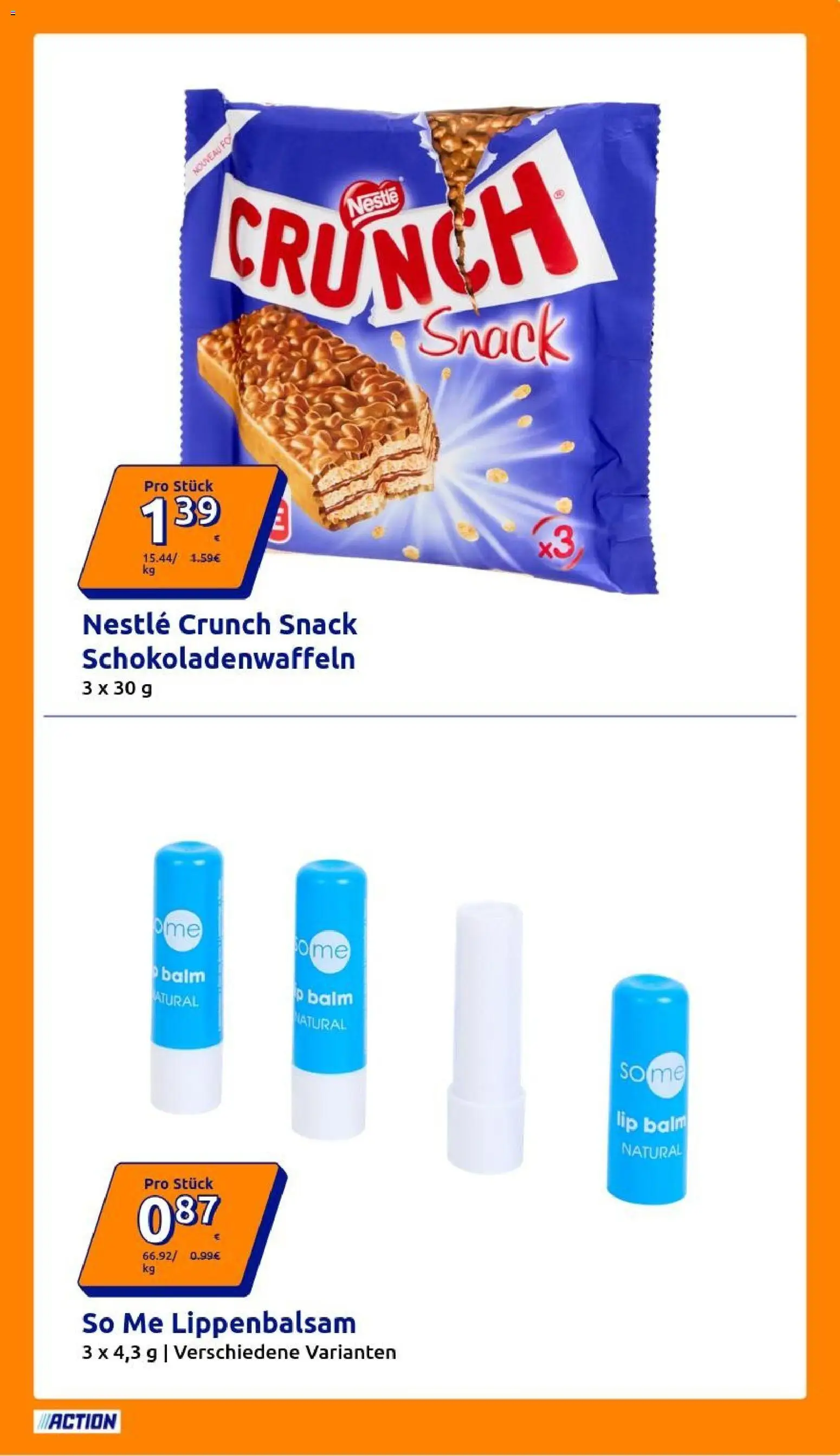 Vorschau von dem Prospekt des Geschäftes Action, gültig ab dem 21.10.2026 - Lippenbalsam, Lip Balm