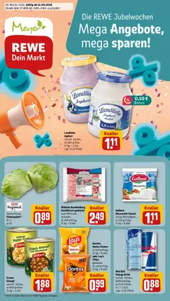 Vorschau von dem Prospekt des Geschäftes Rewe, gültig ab dem 21.09.2026