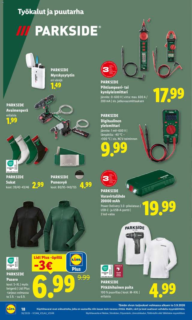 Uusi Lidl tarjouslehti alkaen 03/09
