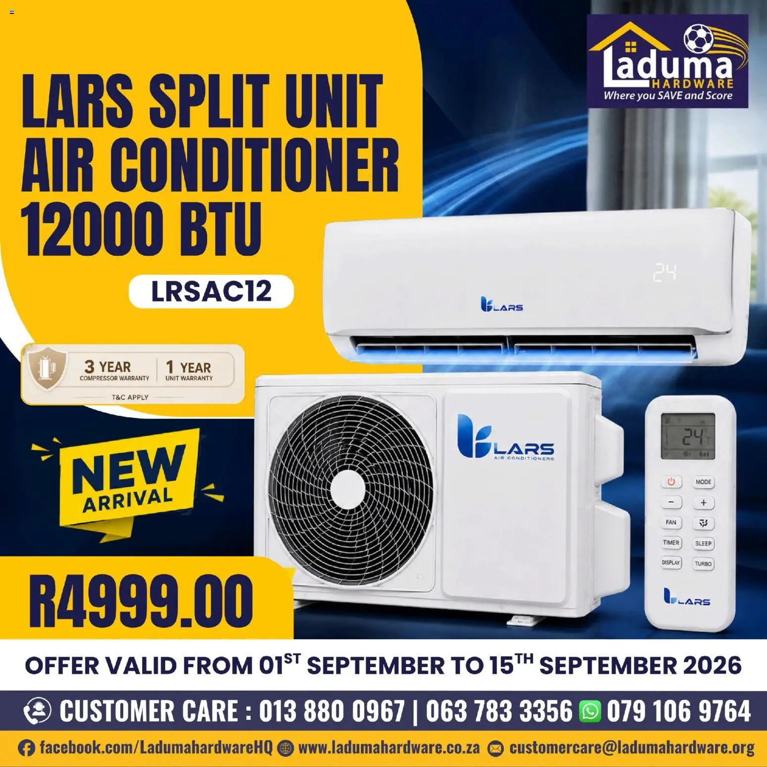 Preview of Laduma Hardware flyer valid from 01/09/2026