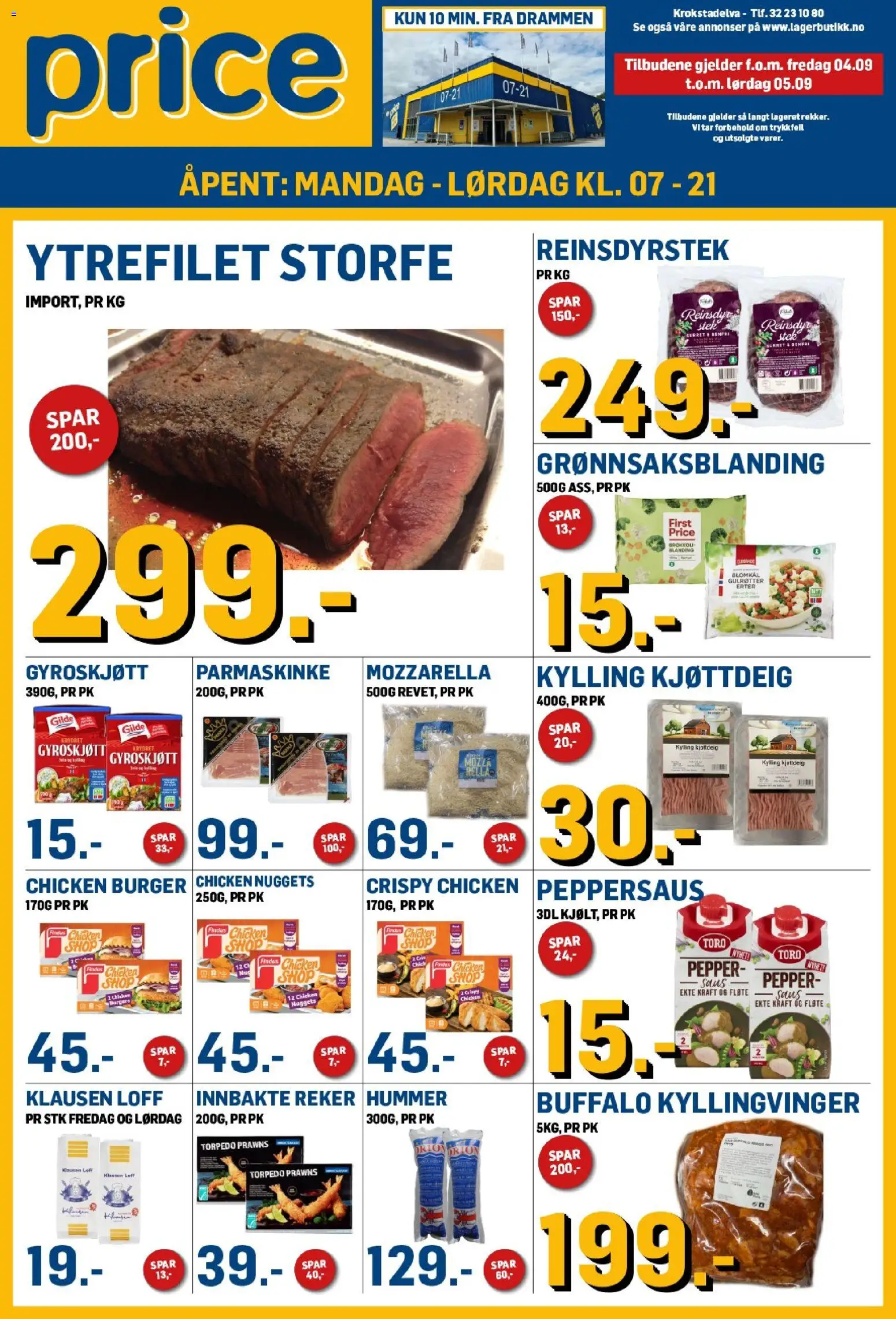 Forhåndsvis Price Lagerbutikk kundeavis fra butikk Price Lagerbutikk gyldig fra 04/09/2026