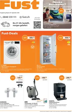 Vorschau des Merkblatts Fust aktionen vom Shop Fust gültig von 24.08.2026 bis 20.09.2026