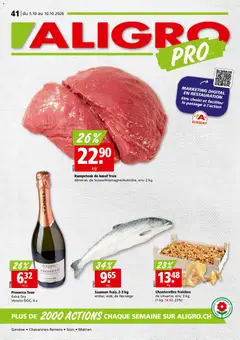 Vorschau des Merkblatts Aligro aktionen Chavannes, Matran, Genève, Sion vom Shop Aligro gültig von 05.10.2026 bis 10.10.2026