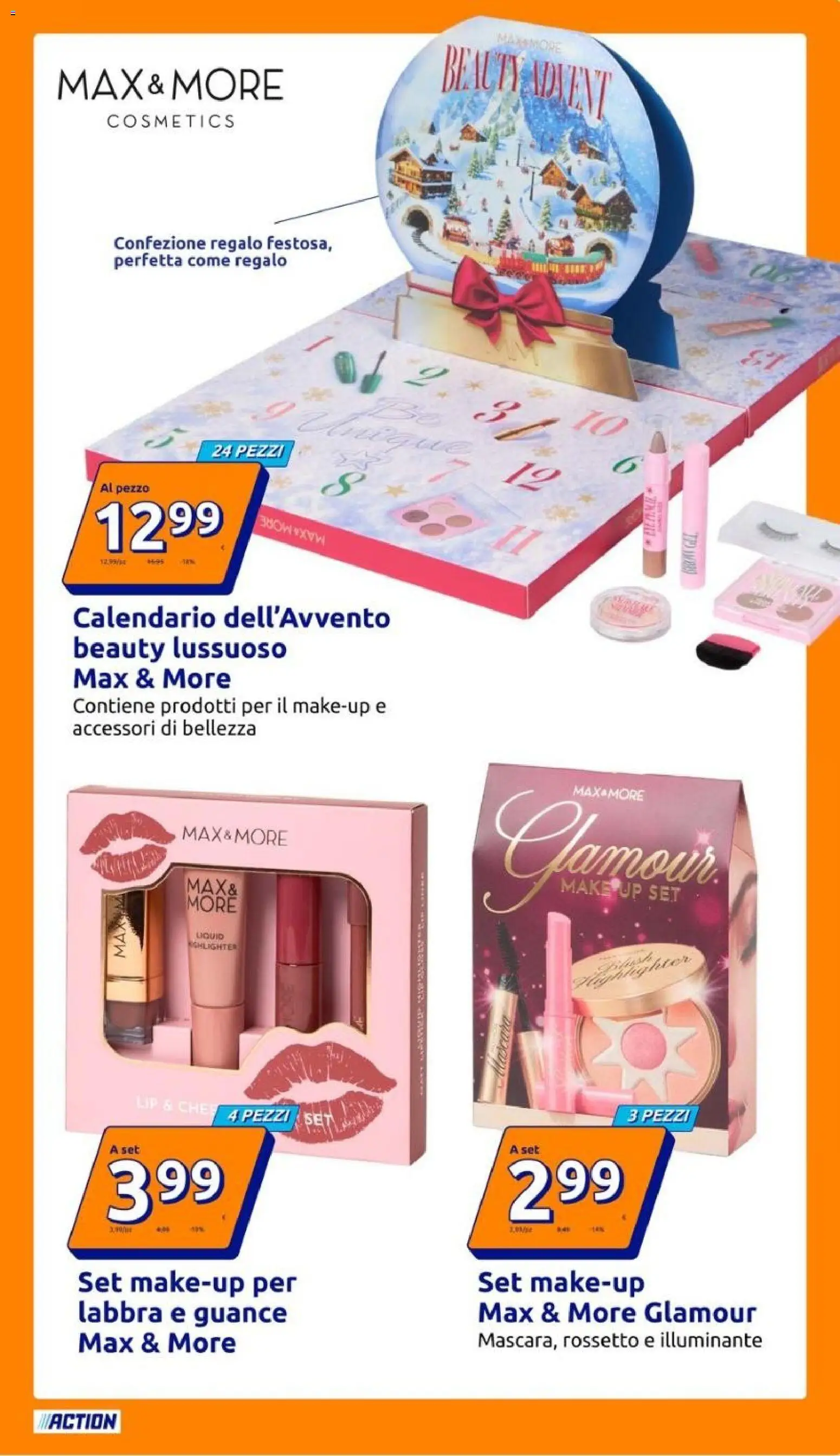 Anteprima dell'opuscolo Action volantino dal negozio Action valido da 21/10/2026 - Rossetto, Illuminante, Calendario dell’Avvento