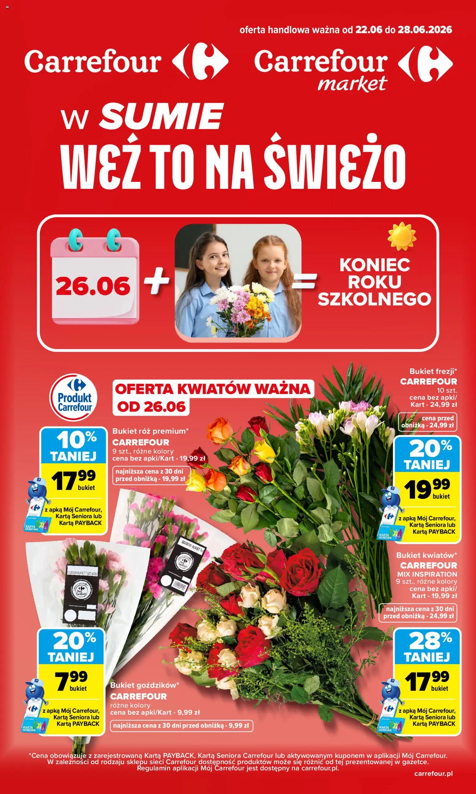 Pogląd gazetki "Carrefour gazetka - Weź to na świeżo" ze sklepu Carrefour ważnej od 22.06.2026