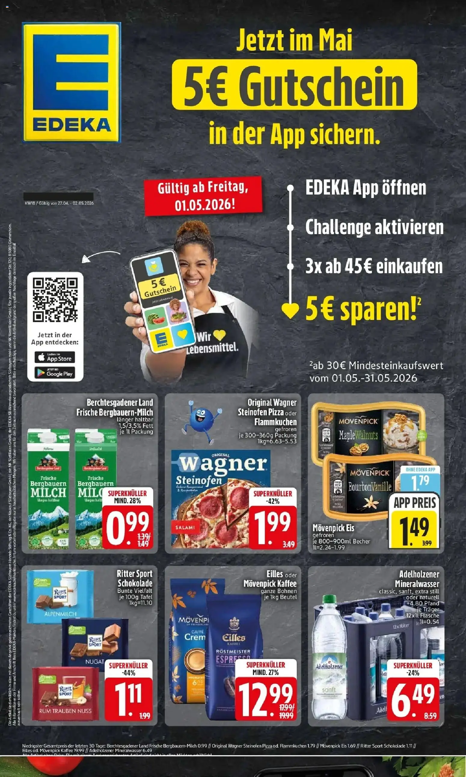 Vorschau von dem Prospekt des Geschäftes Edeka, gültig ab dem 27.04.2026