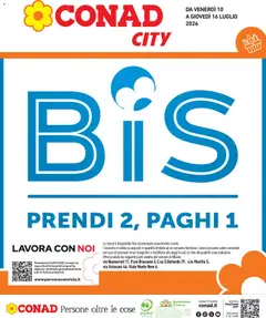 Anteprima dell'opuscolo Conad volantino City Lombardia dal negozio Conad valido da 10/07/2026
